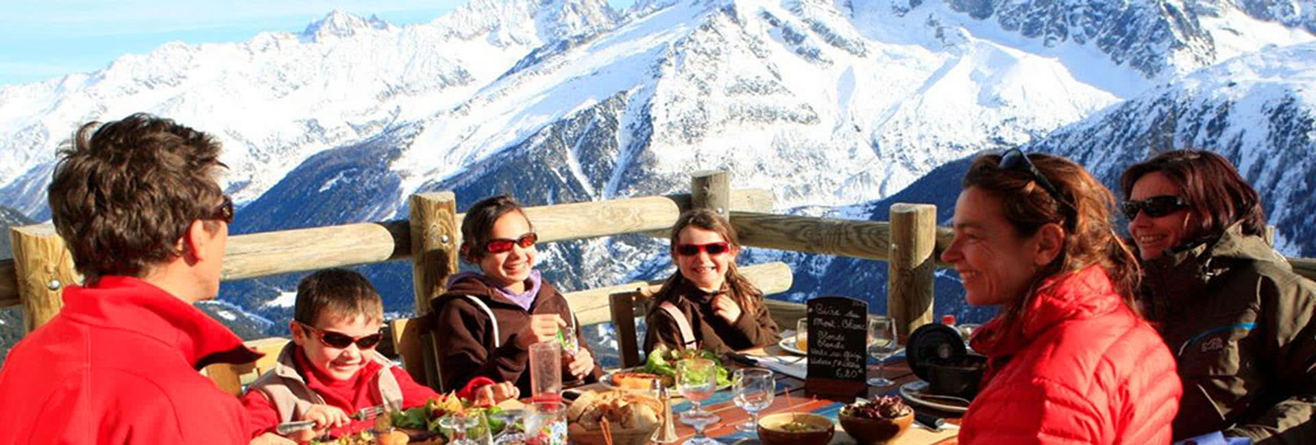 chamonix ski lunch