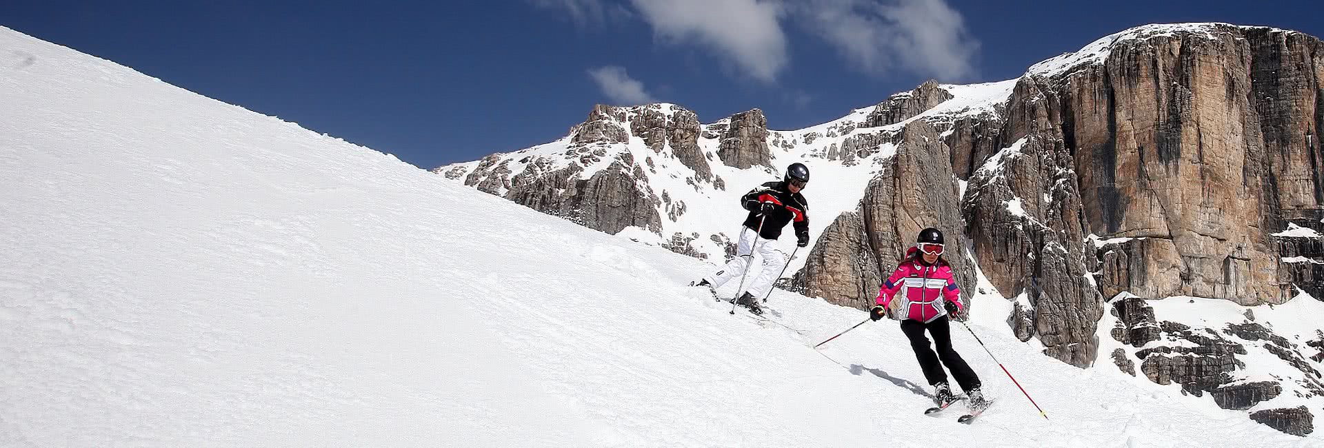 alta badia skiers