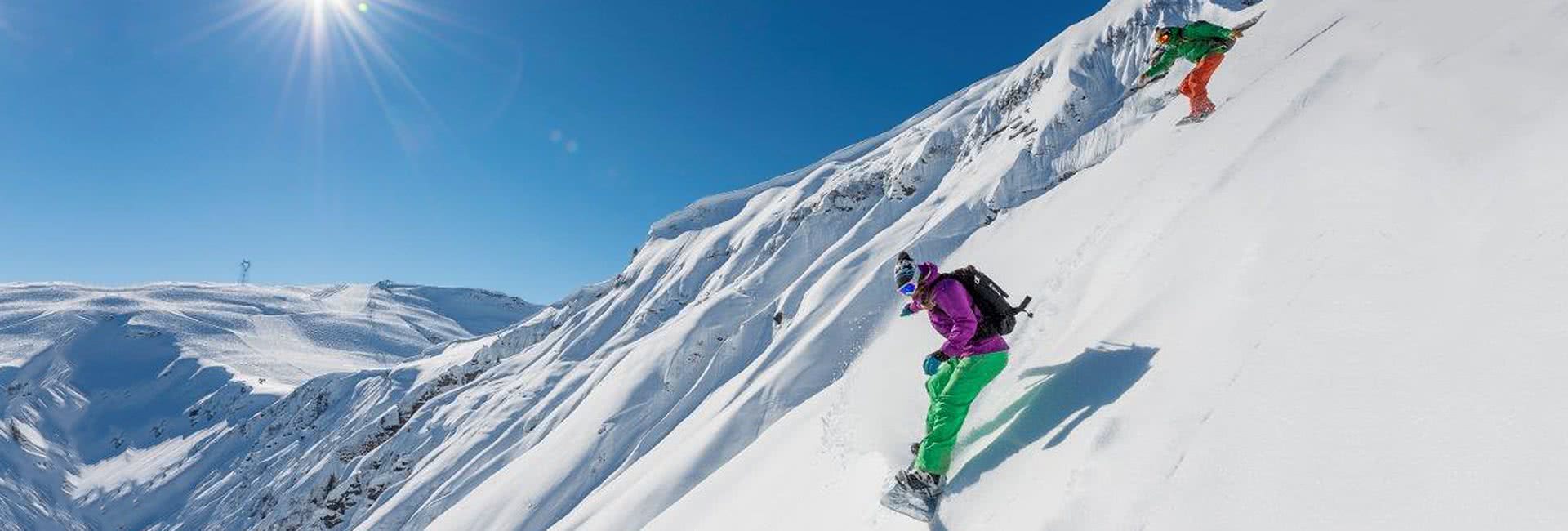 samoens snowboarders