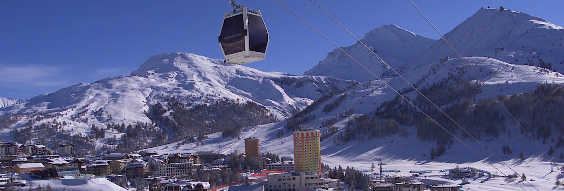 sestriere aerial