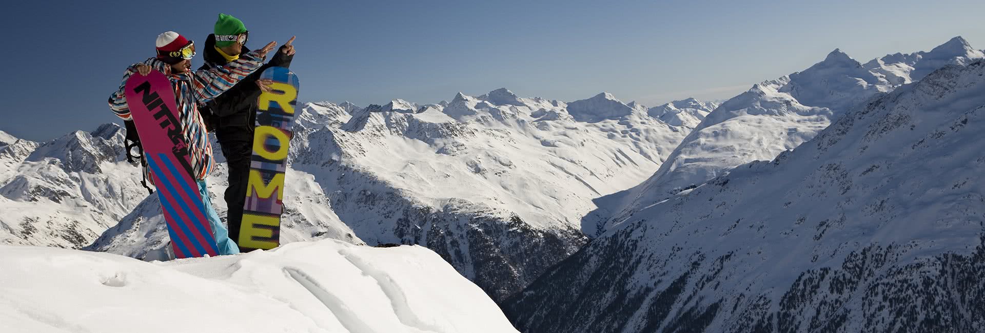 solden snowboarders