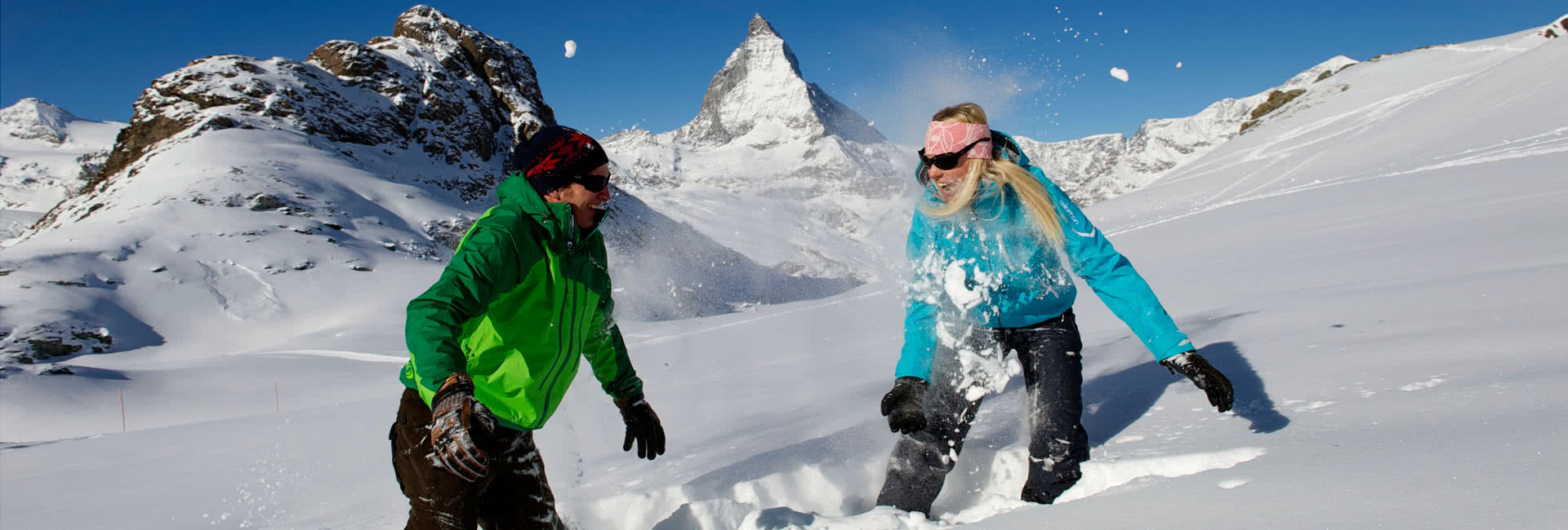 zermatt snowball fight